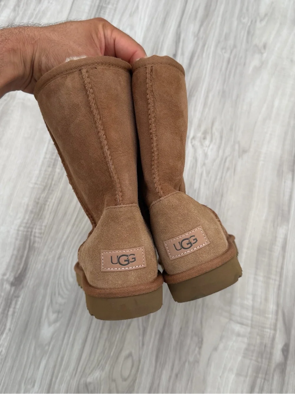 UGG Women's Classic Short II Boots in the color chestnut
